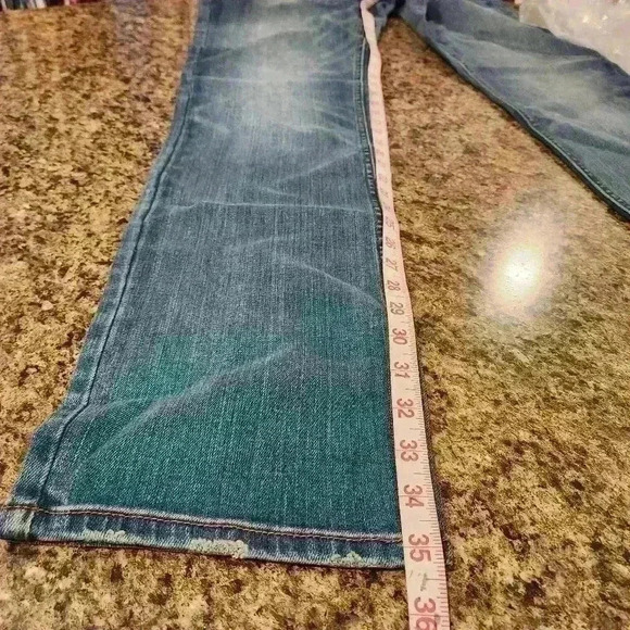 NEW NWT Heritage Denim Premium Slim Leg Jeans Surf Wash $125 - Picture 5 of 9